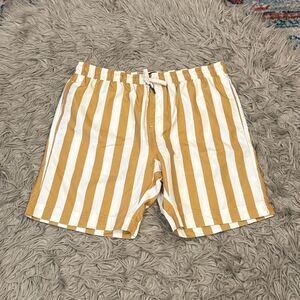 Nordstrom striped swim trunks size XL